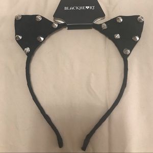 Black heart Hot Topic Cat Ear Headband